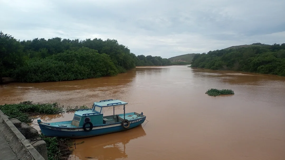 Vista de Barra do Jucu, em Vila Velha (ES)