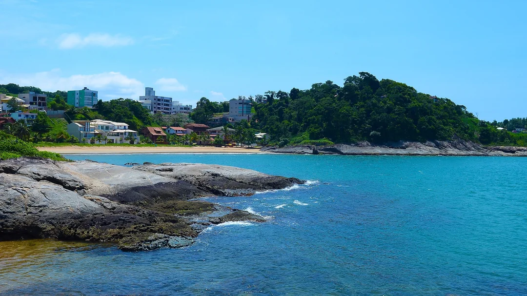 Vista de Iriri, em Anchieta (ES)