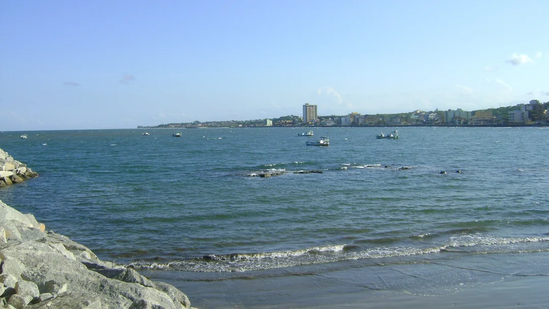 Vista de Marataízes, em Marataízes (ES)