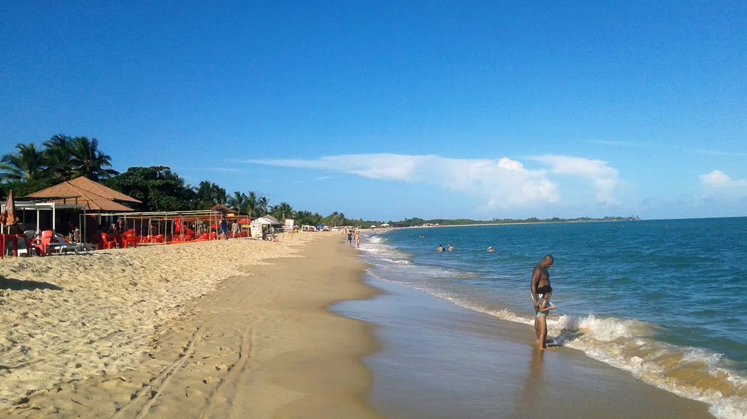 Vista de Taperapuã, em Porto Seguro (BA)