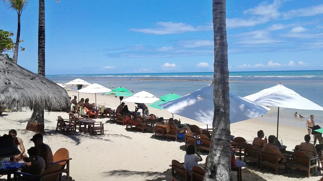 Vista de Praia do Mucugê, em Porto Seguro (BA)