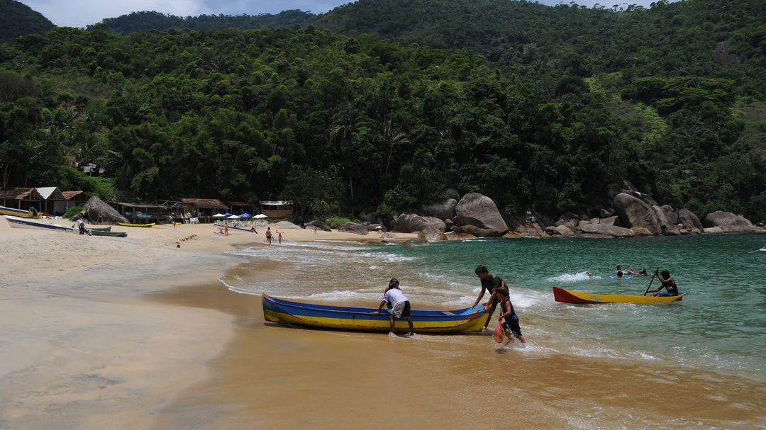 Vista de Praia do Sono, em Paraty (RJ)