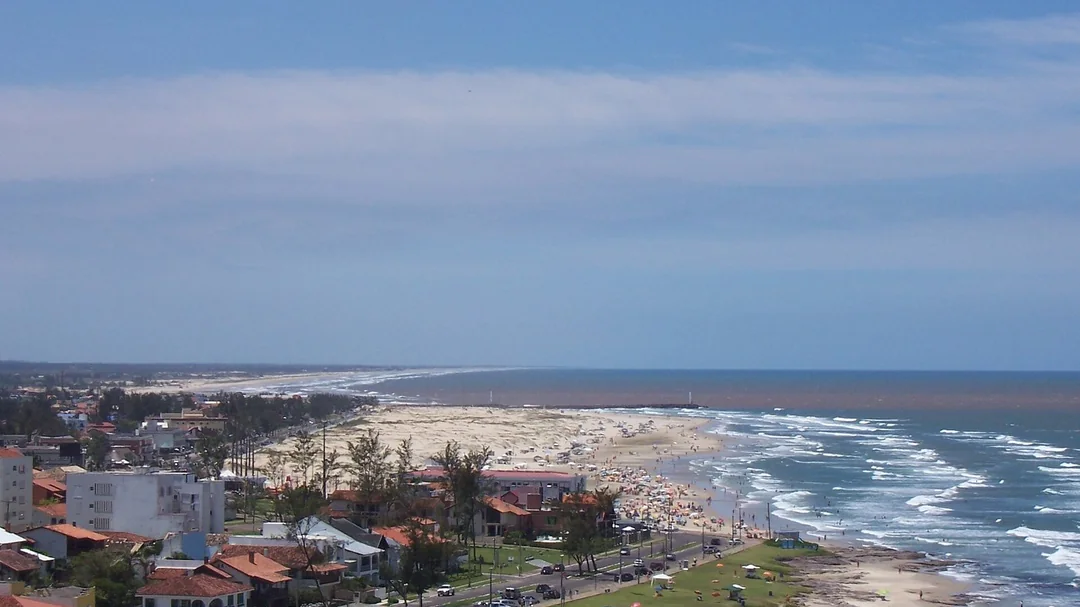 Vista do alto da Prainha, em Torres (RS)