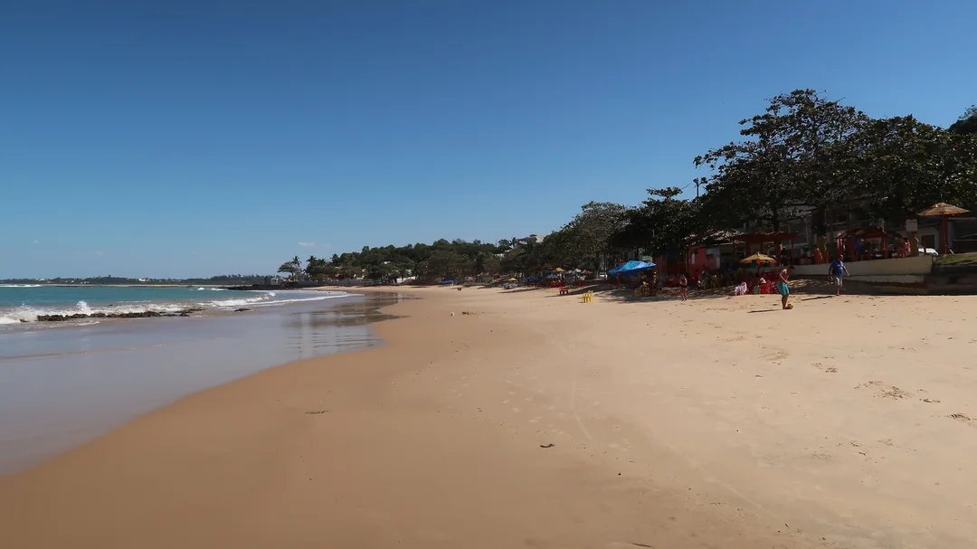 Vista de Ubu, em Anchieta (ES)